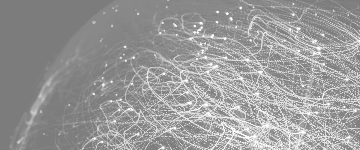 Graph network of many nodes